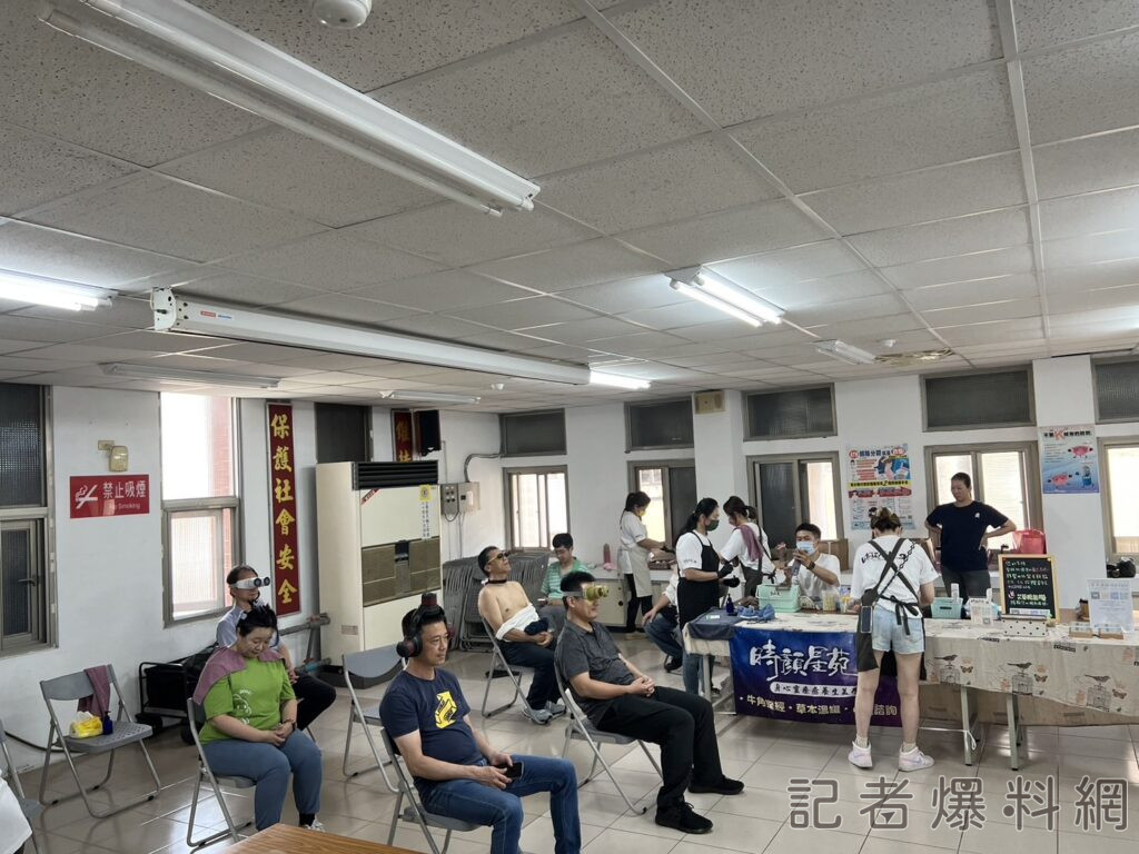 為辛苦員警釋壓 時顏星苑免費提供頭肩頸舒緩按摩