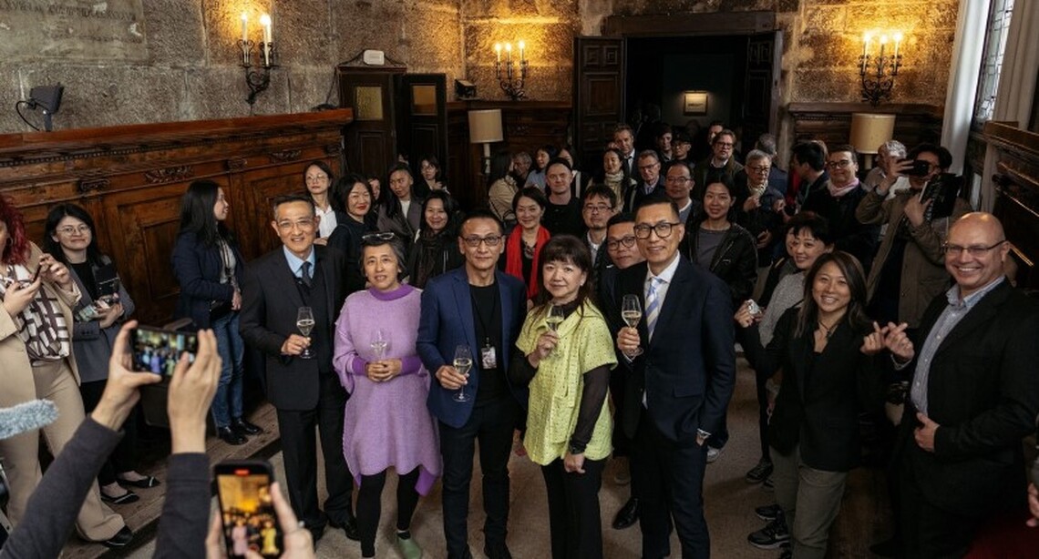 第60屆威尼斯雙年展臺灣館「日常戰爭」開幕 文化部次長李靜慧親赴祝賀