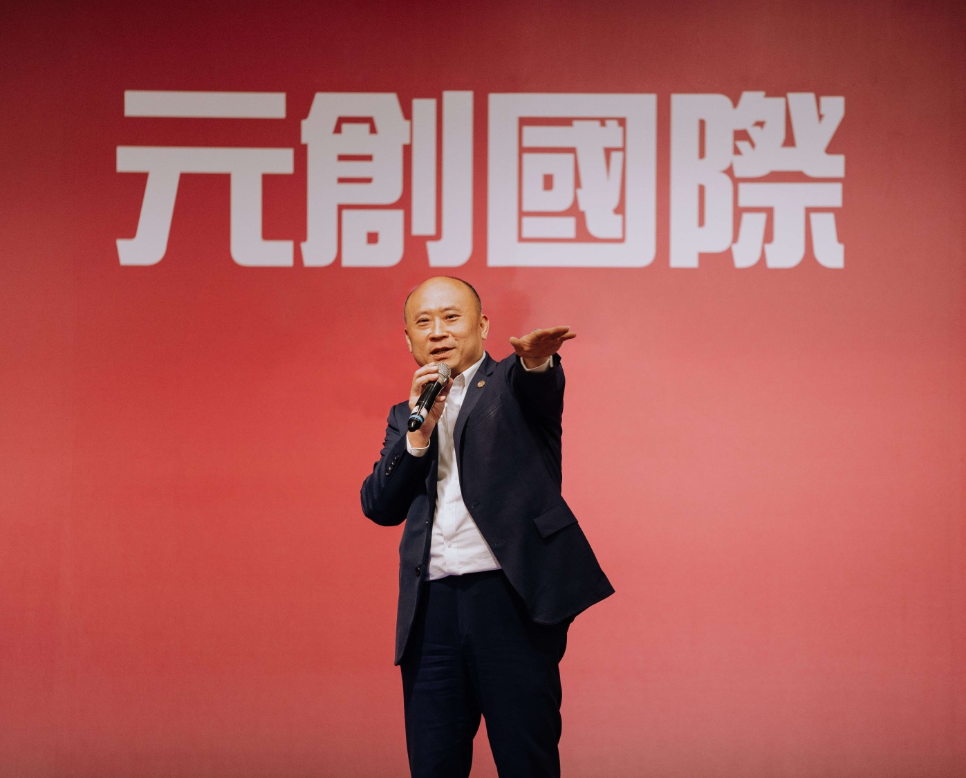 元創董事長朱炫吉倡議ESG永續發展環保議題。(記者張欽翻攝)