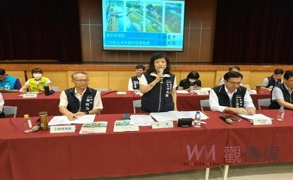 中市南區公所擴大區務會議!傾聽里長建言重視在地建設