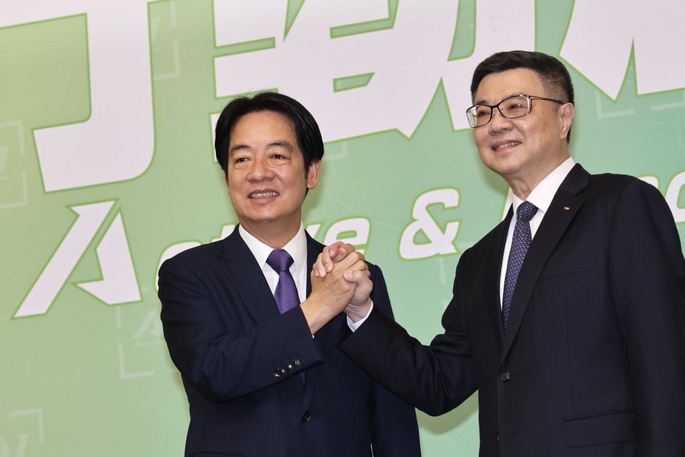 準總統賴清德(左)、準閣揆卓榮泰(右)陸續公布內閣人事。資料照片/林啟弘攝