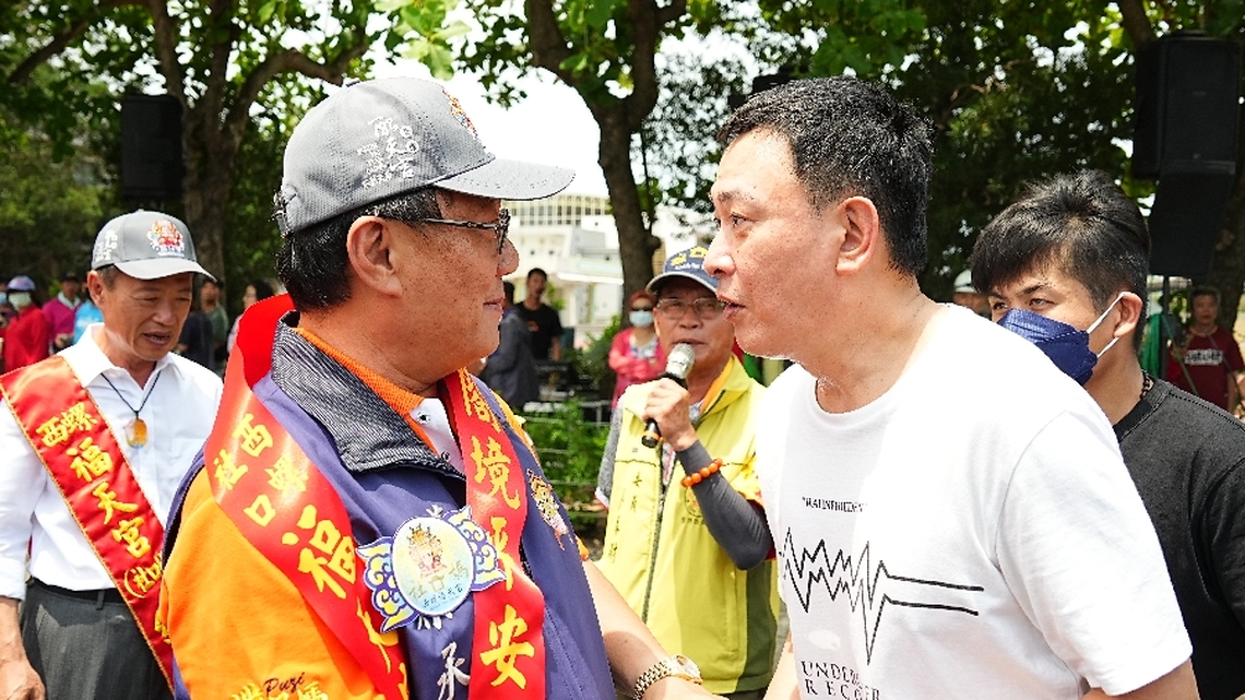 西螺福天宮社口媽回娘家 嘉義朴子湧大批鄉親 場面熱鬧