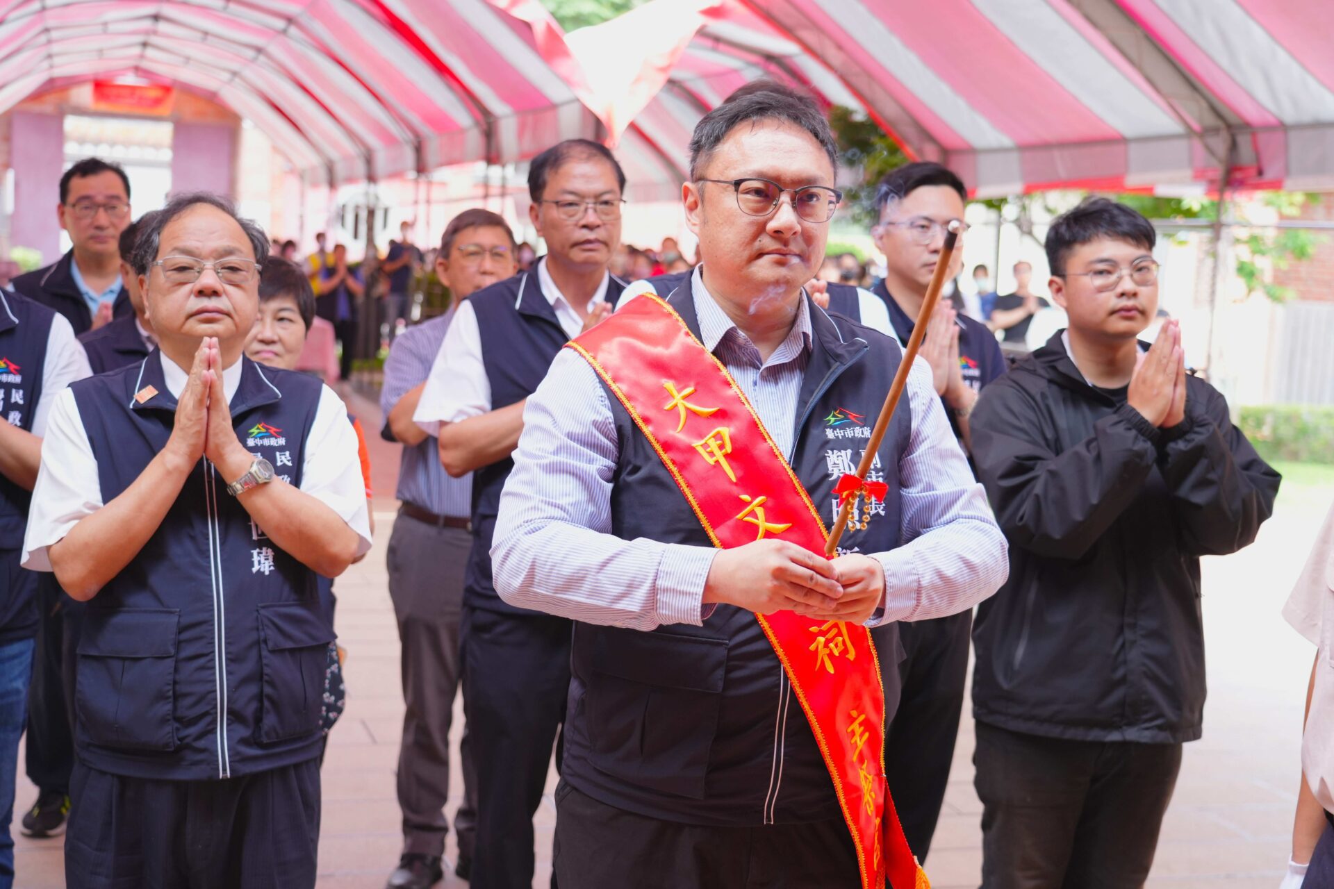大甲文昌祠考生祈福許願 鄭副市長祝學子金榜題名