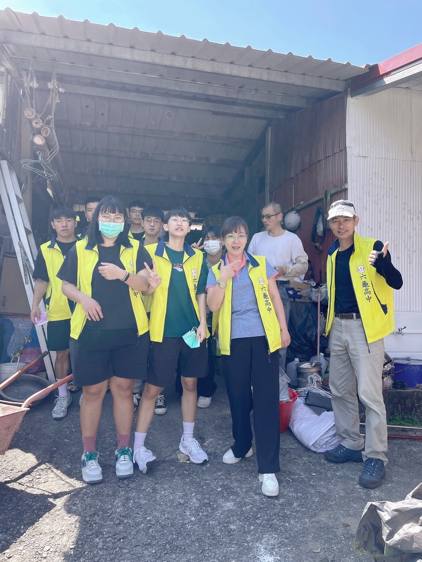 漾新聞|六龜高中學生自主揪志工團 假日為家鄉獨居阿公重建家園