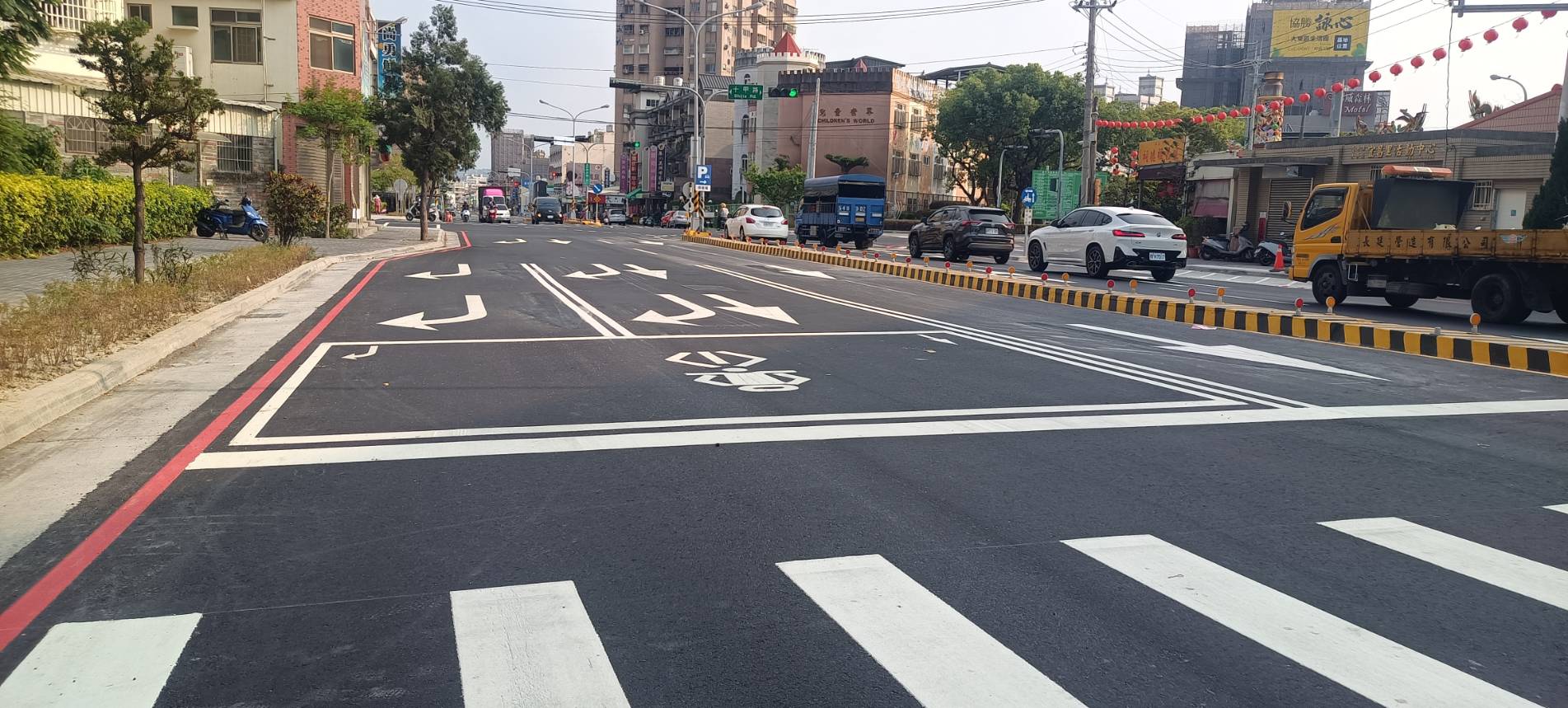 中市太平區公所順應民意！ 市民大道十甲路到環中東路標線改善 2車道可右轉