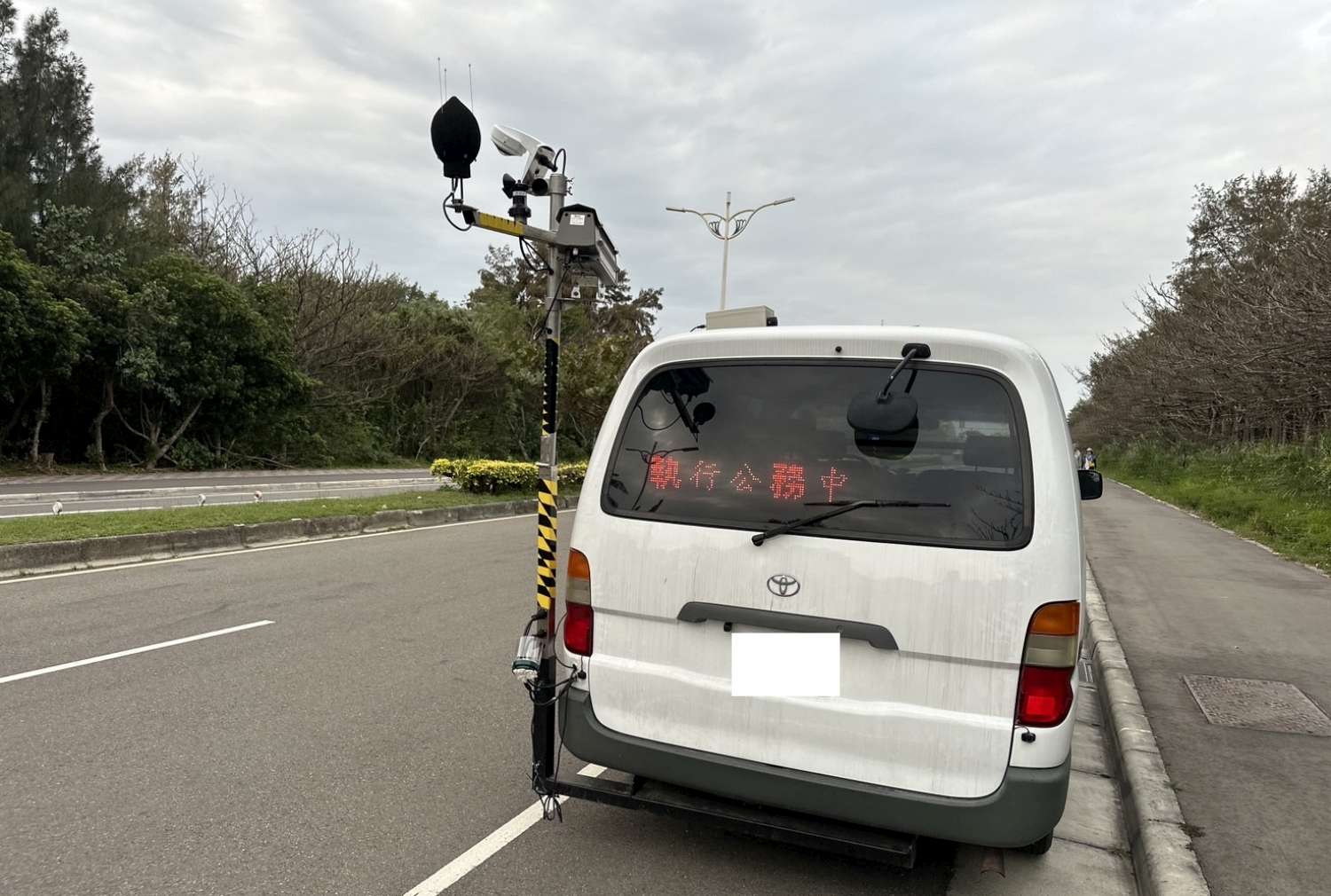 ▲車載式科技執法場景。