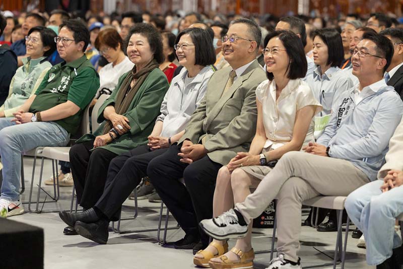 總統出席「余登發、余陳月瑛紀念音樂會」。圖/總統府官網