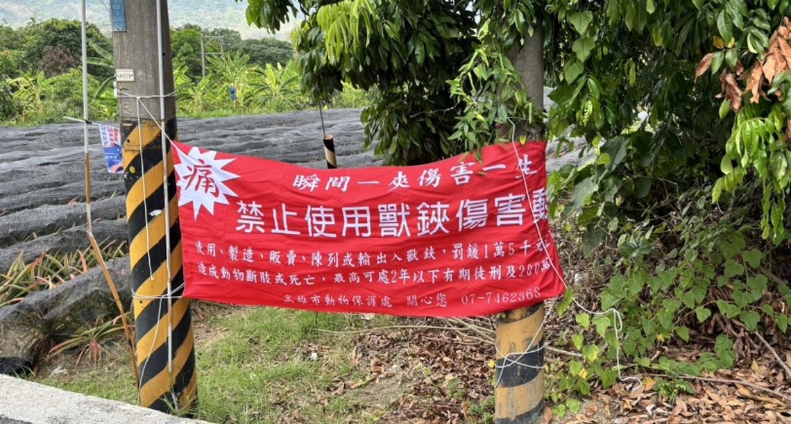 私設使用捕獸夾、山豬吊 查獲將受重罰