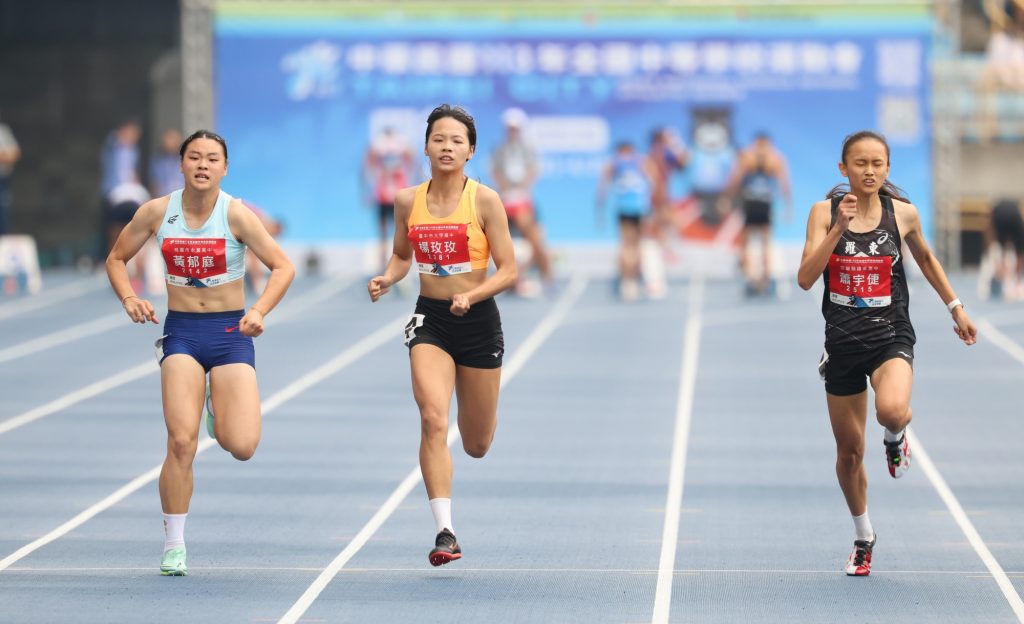 《全中運》黃郁庭斷楊玫玫100公尺連霸 淚灑高女飛人大戰