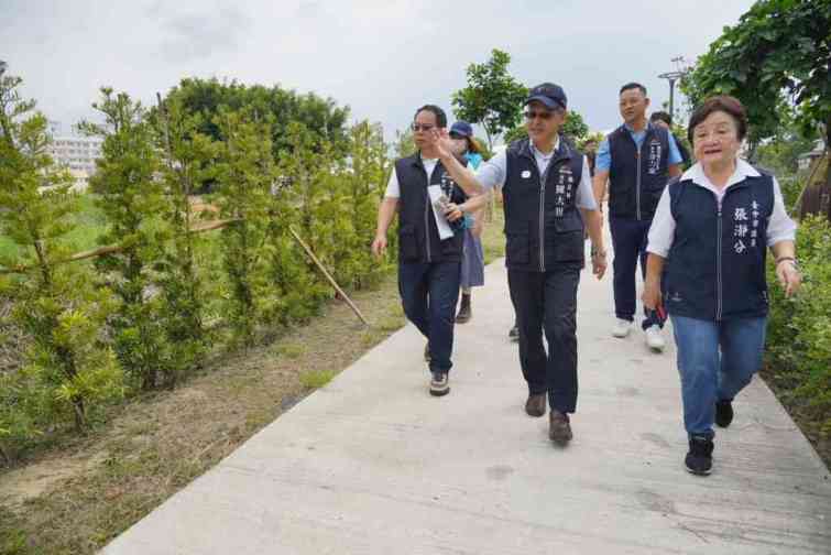 ▲ 社皮美樂地公園是由公墓轉型蜕變為綠色休憩空間，建置不同特色的植栽。（記者廖妙茜翻攝）