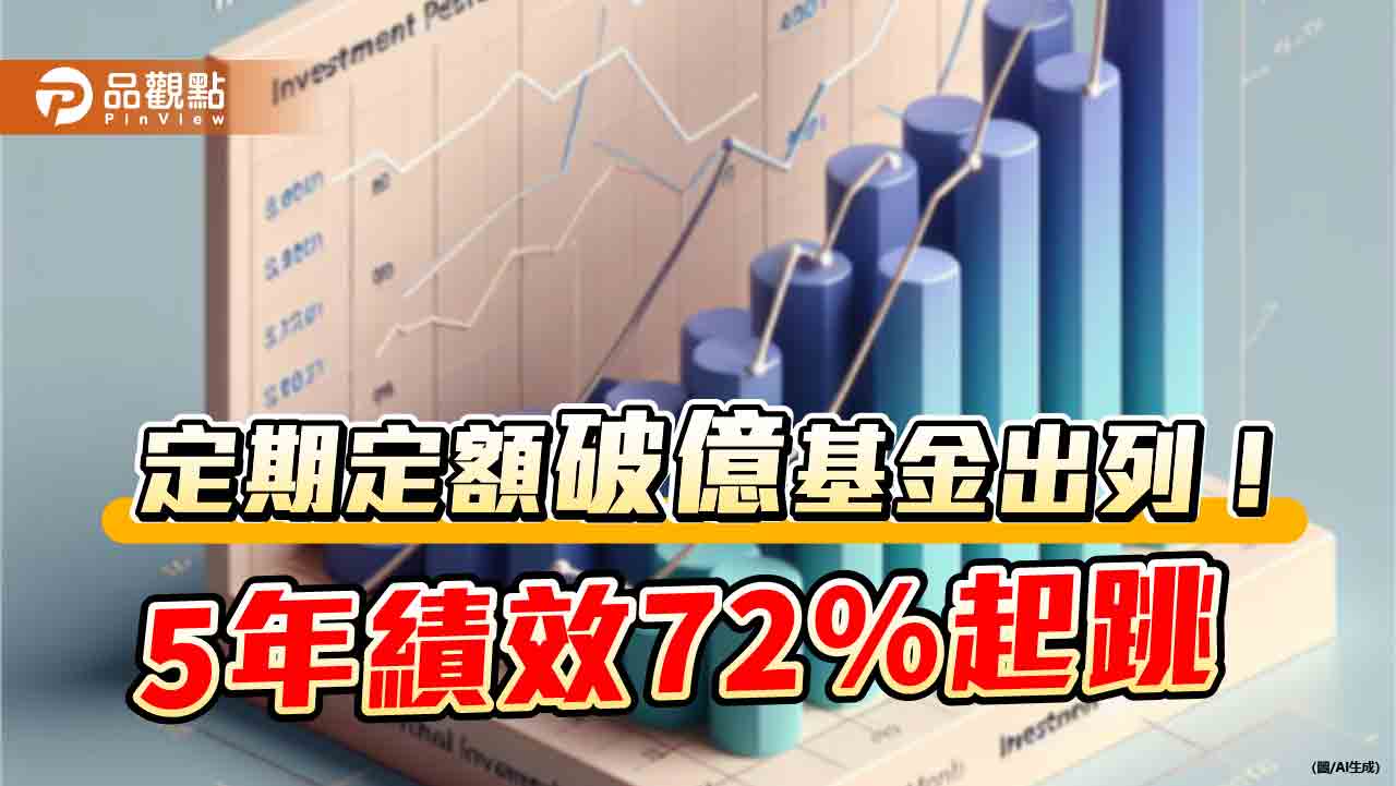 定期定額「億元級基金」有6檔!績效一表掌握 統一奔騰3年漲66.3%居冠