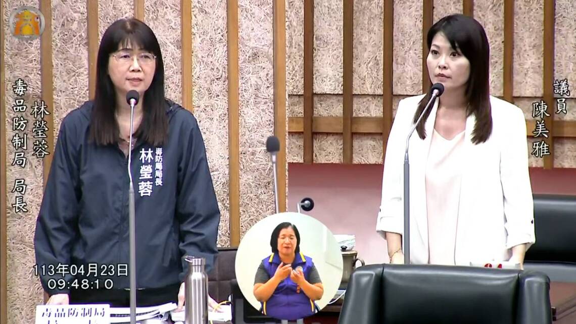 漾新聞|不滿毒防局長「心虛、欺騙、鬼話連篇」陳美雅揚言刪預算 林瑩蓉反籲議員問政要理性