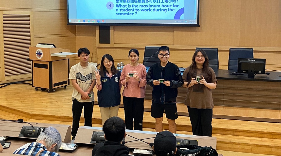 桃園移民署前進銘傳大學     法令宣導講座保障外籍生權益