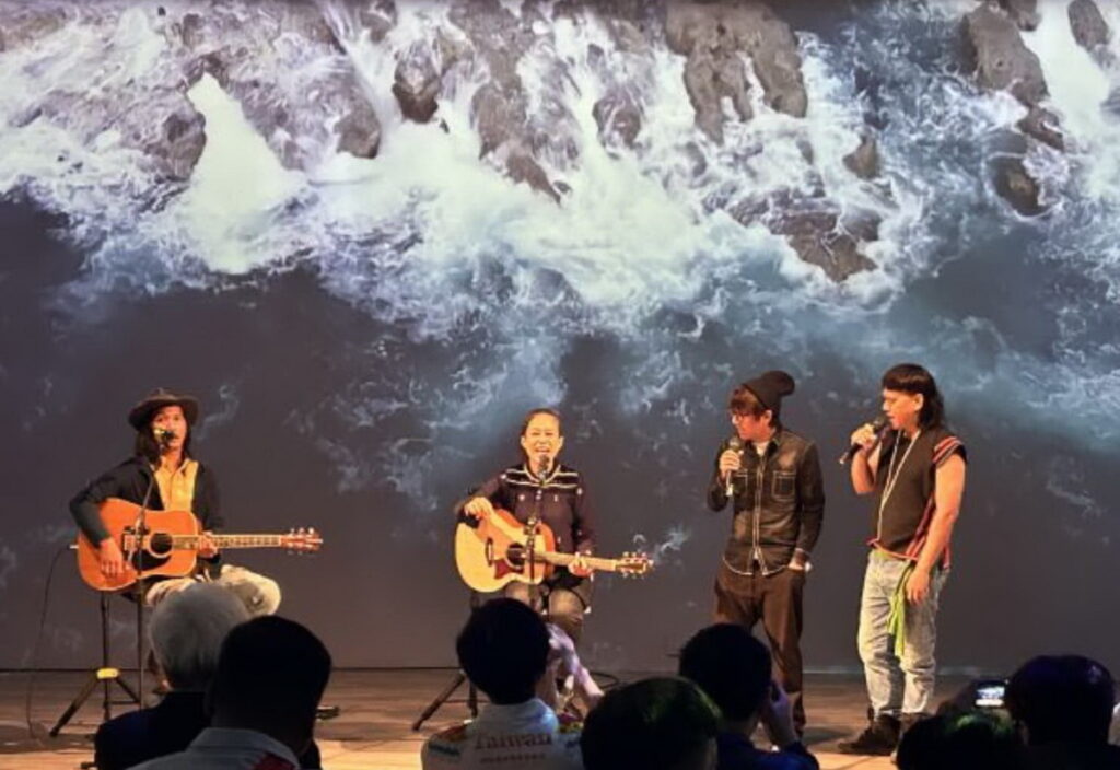 記者會現場精彩的演出。