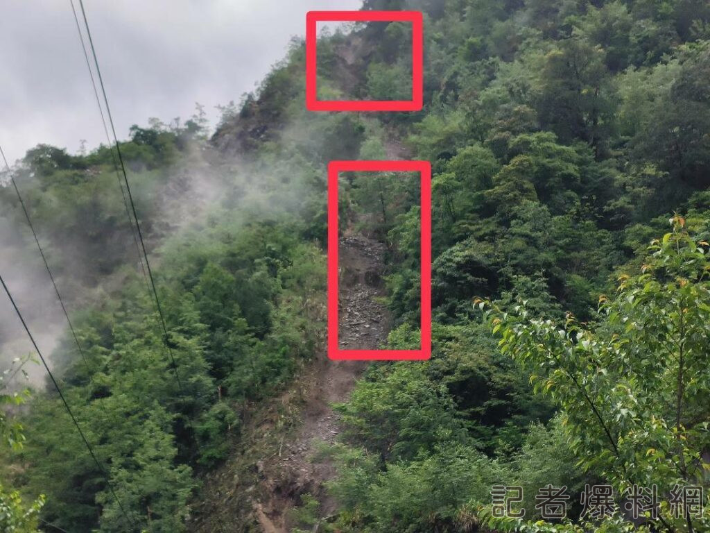 大雨影響搶通速度 中橫便道仍舊取消通行。記者爆料網