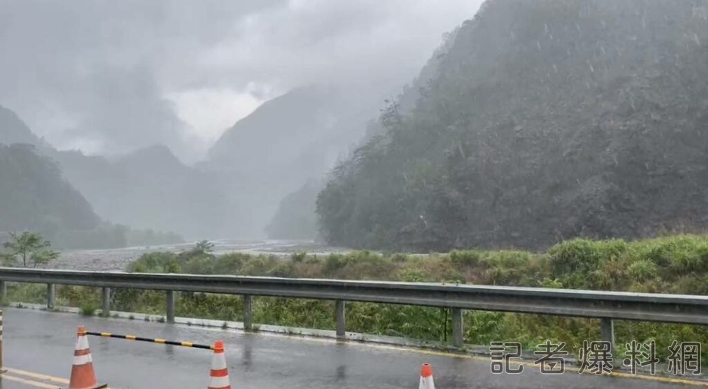 大雨影響搶通速度 中橫便道仍舊取消通行。記者爆料網