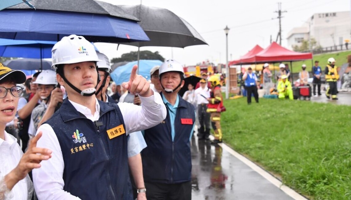 首採無預警方式進行 蔣萬安主持北市災害防救演習 做好防災萬全準備!