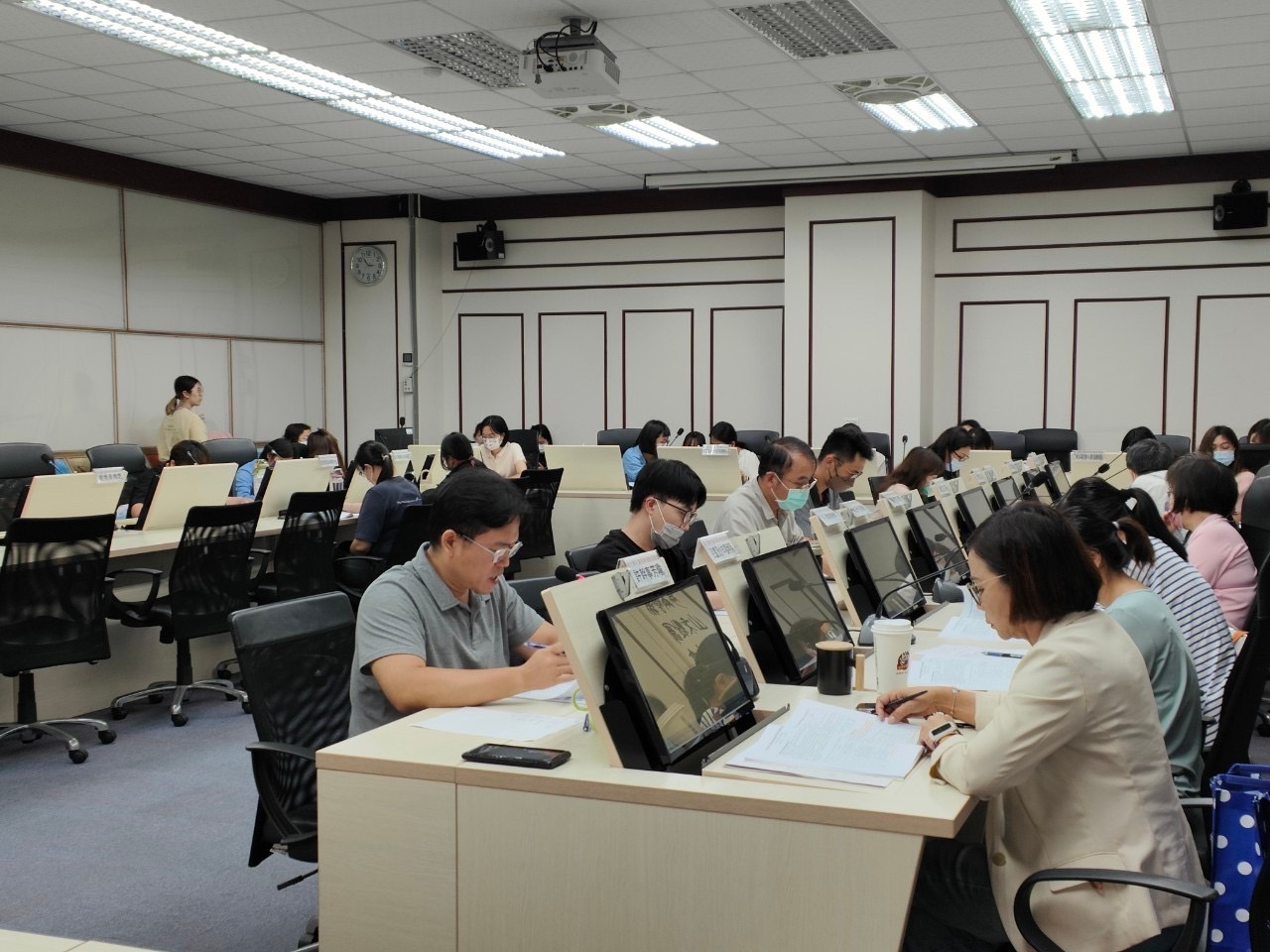 ▲彰化縣政府召開彰化縣兒童發展推動委員會第一次會議，強調早期介入在兒童發展中的重要性。（記者張溎壕攝）