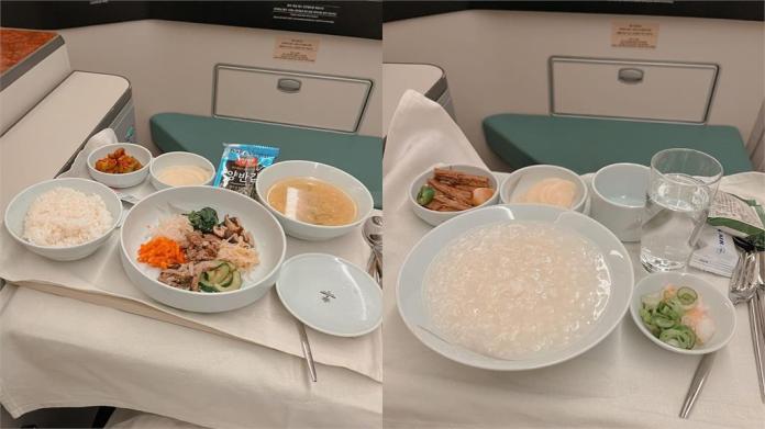 南韓知名航空擁有「全球最棒飛機餐」!正妹記者實測狂讚:比餐廳還好吃