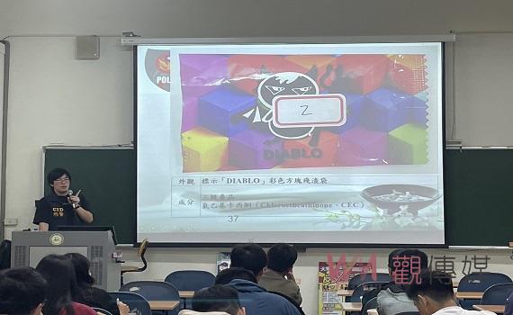 捍衛校安 北港警前進中國醫大宣導人身安全及反詐騙