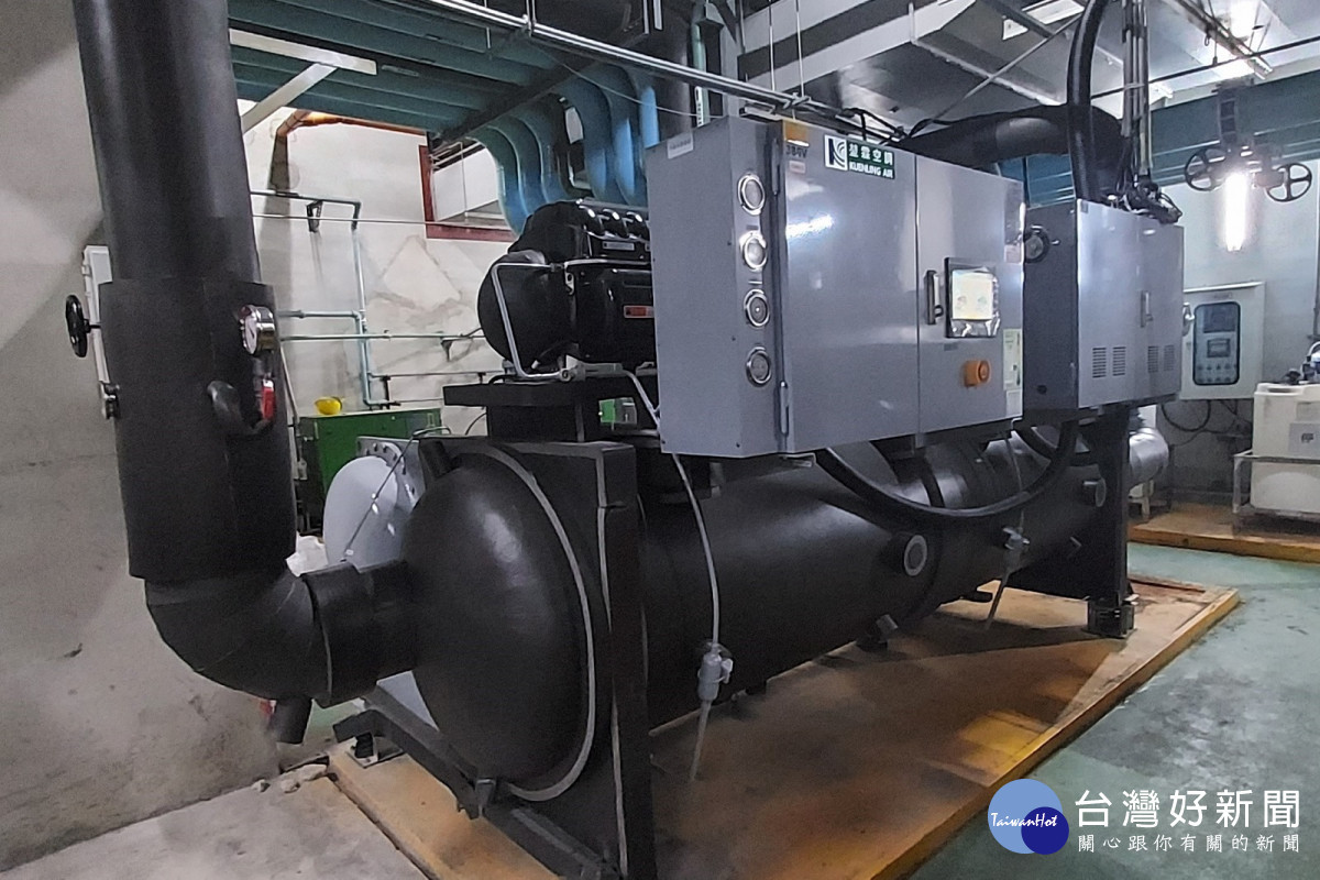 工研院將空調系統汰換為磁浮冰水機,正是節電的關鍵。