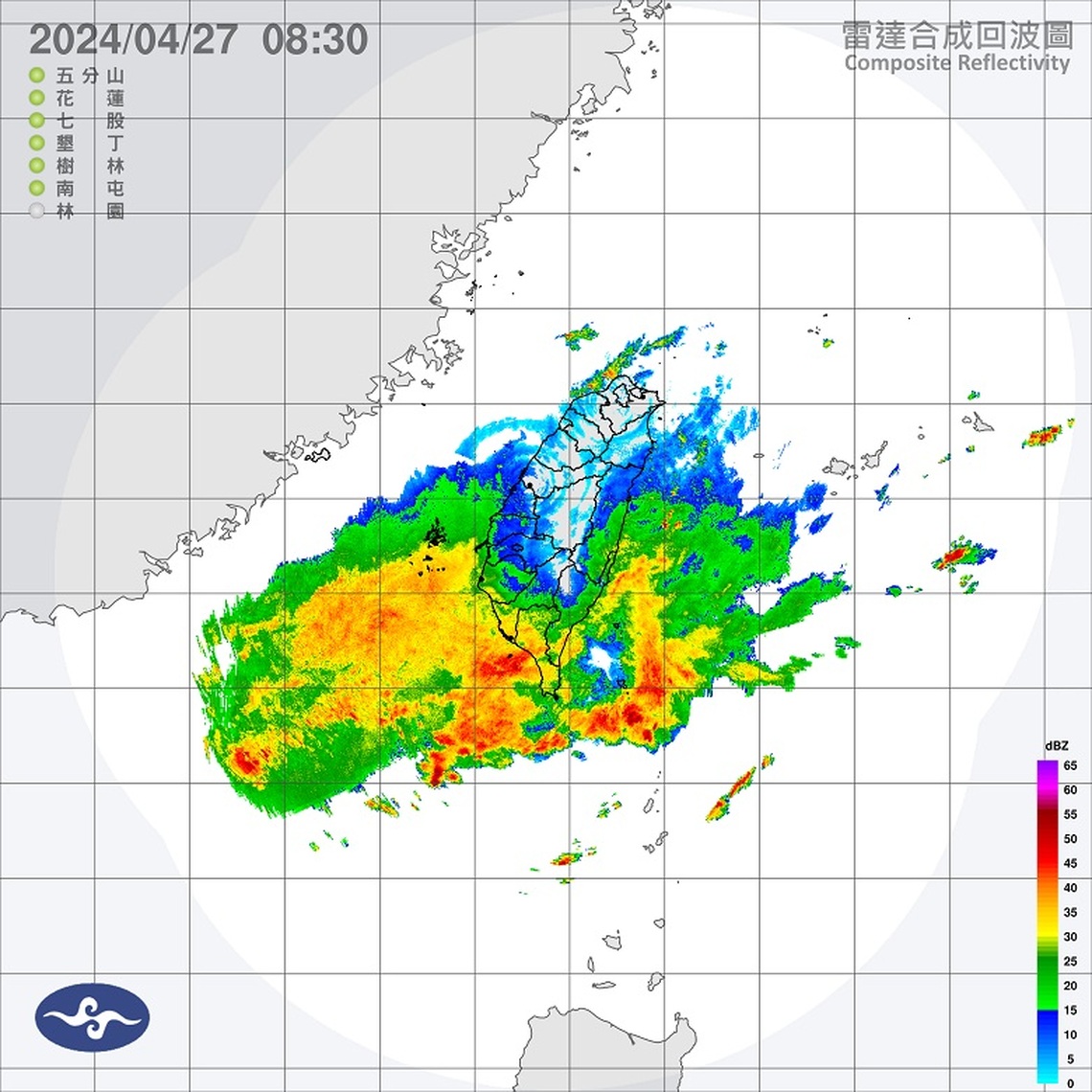 週六西半部、離島慎防大雨!雨彈繼續轟中南部