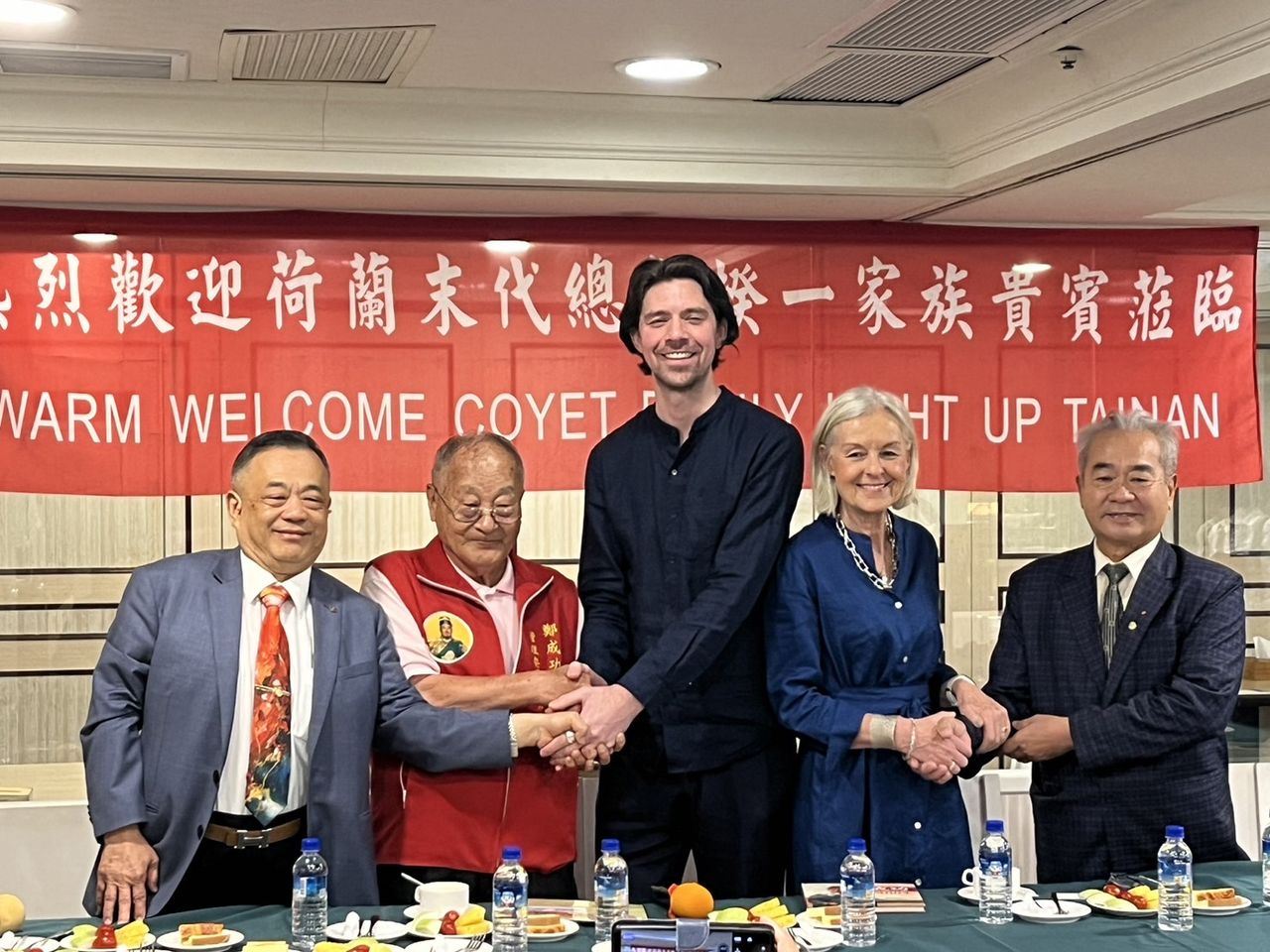 荷蘭末代駐台長官揆一後代出席鄭成功祭典