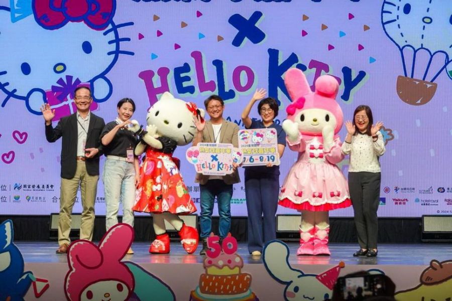 聯名Hello Kitty 50週年! 饒慶鈴邀你7月到台東體驗熱氣球嘉年華