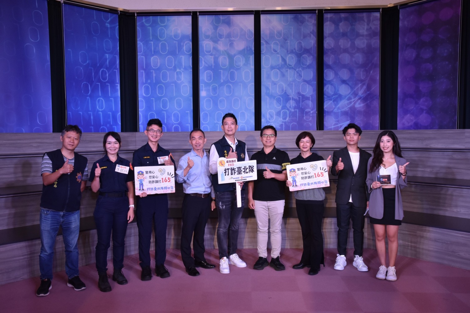 藉世新大學製播「我被詐騙了」 專題之機會｜文一警順勢進行識詐宣導