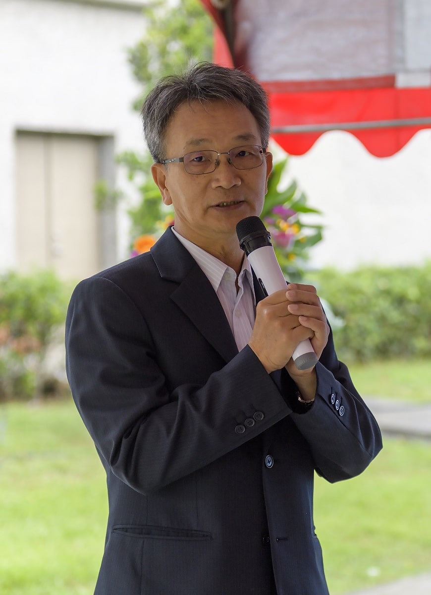 ▲雲管處處長許宗民蒞臨北門文化藝術園區開幕致詞。（記者劉秋菊拍攝）
