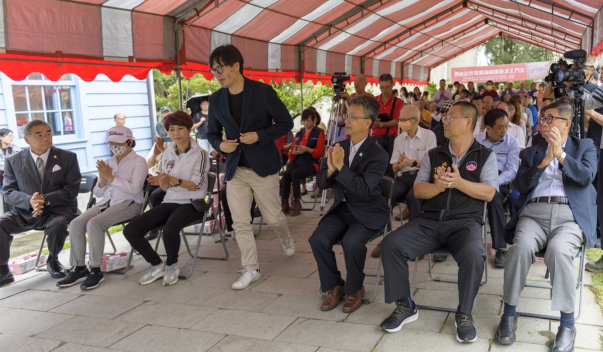 ▲北門文化藝術園區開幕，現場與會貴賓及民眾熱烈參與。（記者劉秋菊拍攝）