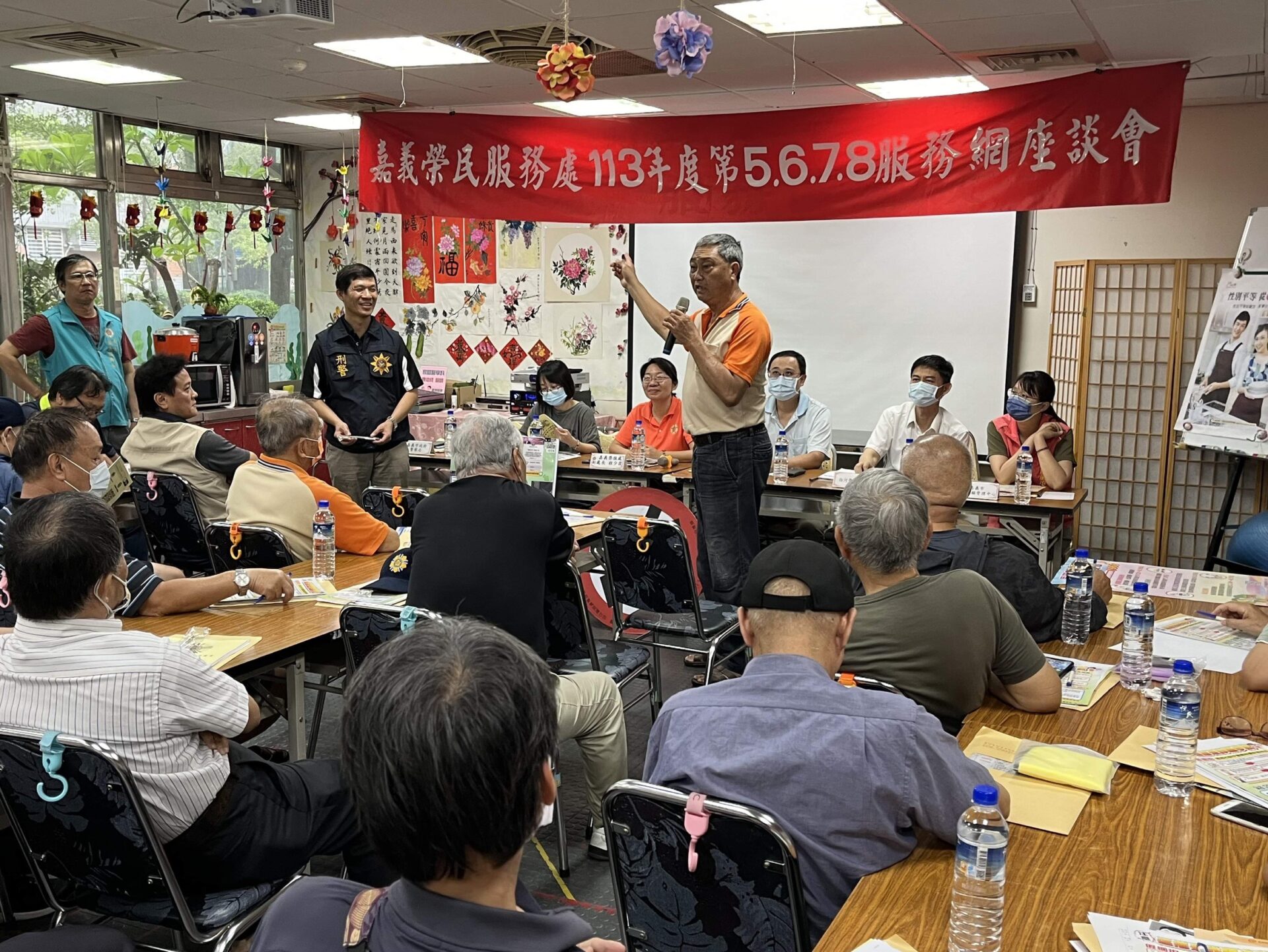 嘉市警偕同退輔會嘉義榮服處 齊力打詐、識詐、反詐宣導