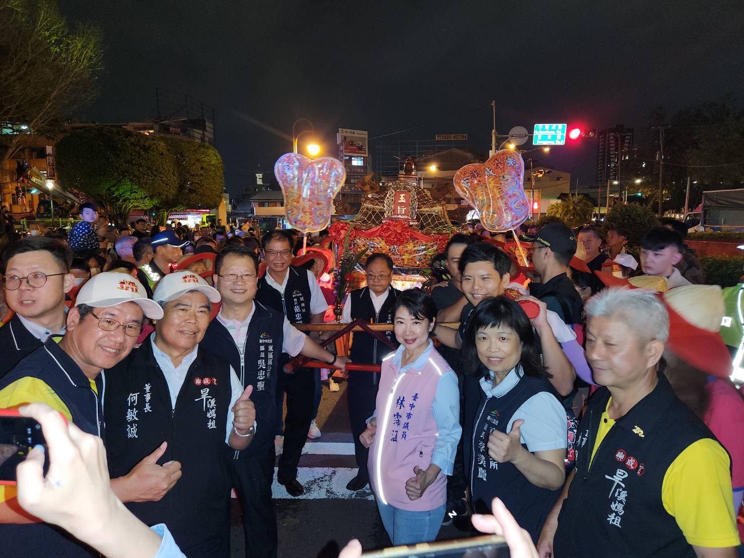 台中樂成宮「旱溪媽祖」遶境十八庄圓滿成功 民政局長恭迎安座