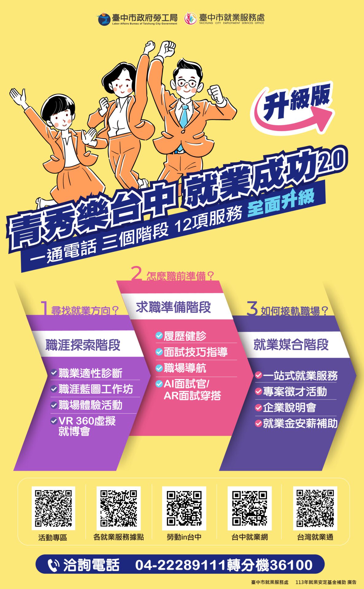畢業季將至 中市府推12項措施助新鮮人就業成功！