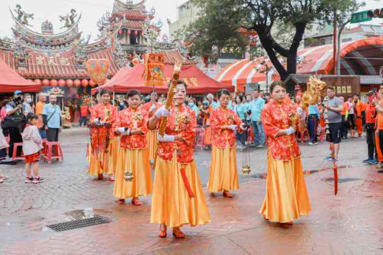 ▲朴子配天宮祝壽典禮。（嘉義縣政府提供）
