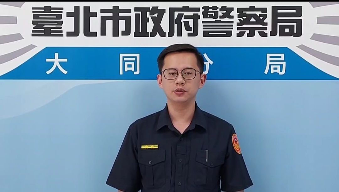 大同分局呼籲市民在遇到行車糾紛時，應保持冷靜並理性處理問題。（記者黃荷琇 翻攝）