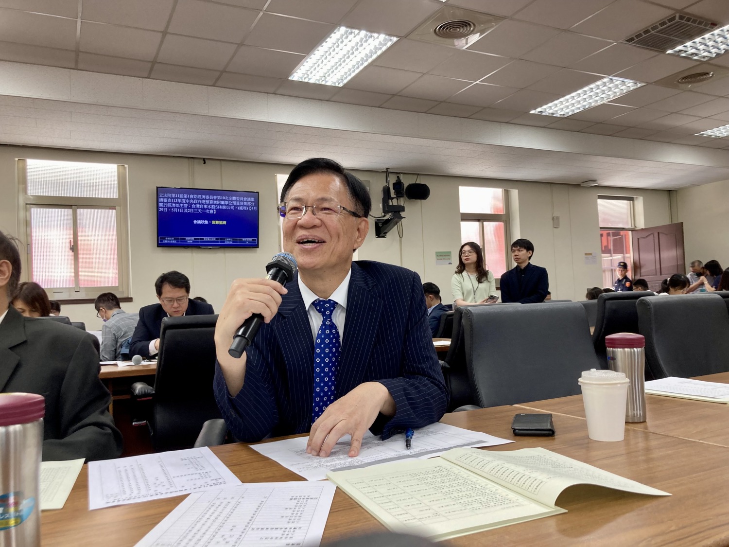 立法院審查NCC委員新人事案,民眾黨立委張啟楷強調,在野黨接下來一定審好審滿、嚴格把關。(記者包克明翻攝)