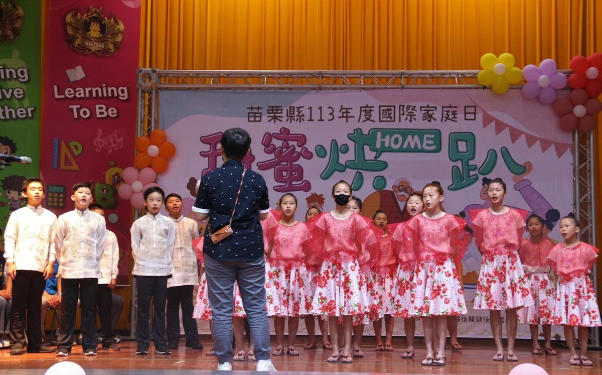 ▲溪州國小合唱團表演。