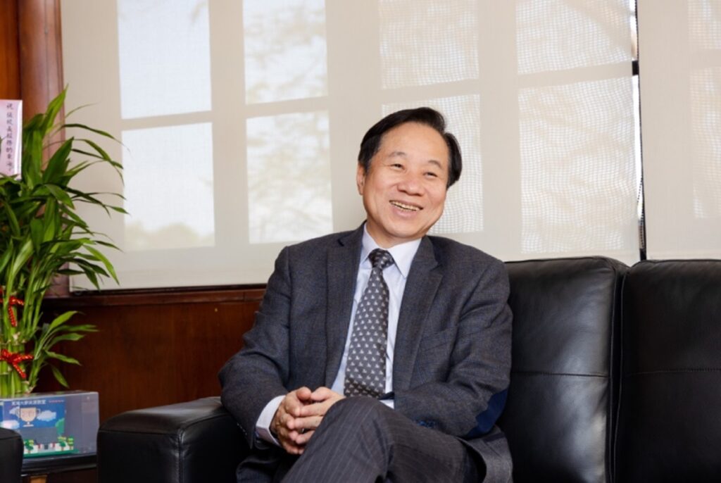 校長張國恩強調東海是用心深耕USR，盡己所能的用心走每一步，持續幫助地球與社會更加美好。（圖/東海大學提供）