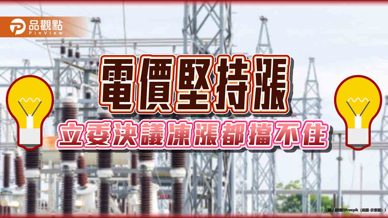 與立委對著幹?堅持漲電價,沒漲就要倒