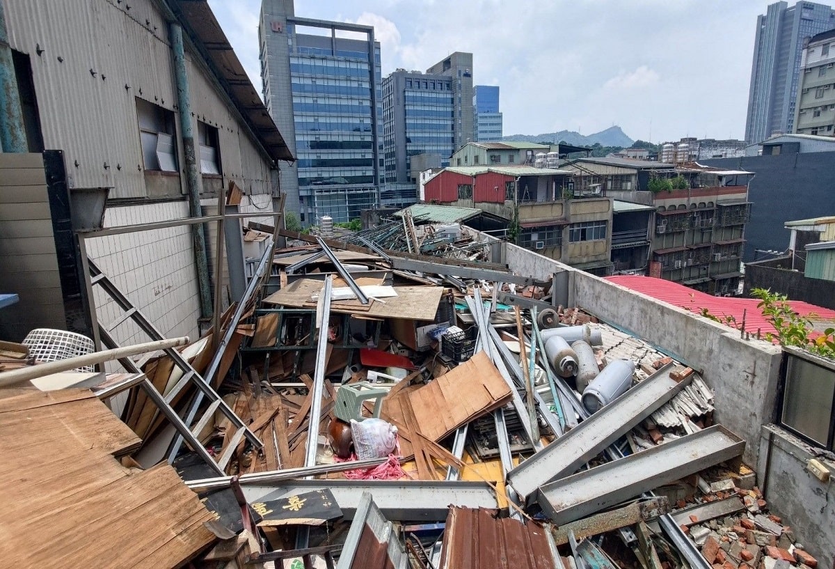 ▲台北市112年度「頂二層專案」拆除後照片(案例2)。