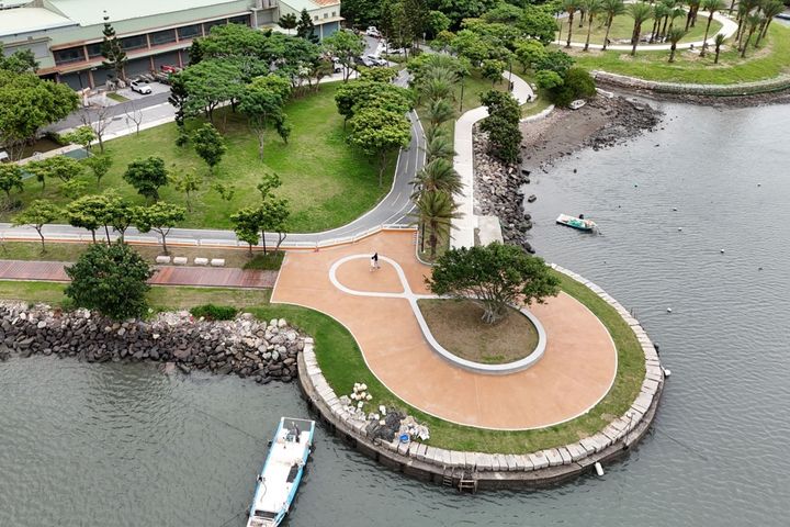「米倉無限公園」已於4/30開放。 圖:新北市政府水利局/提供