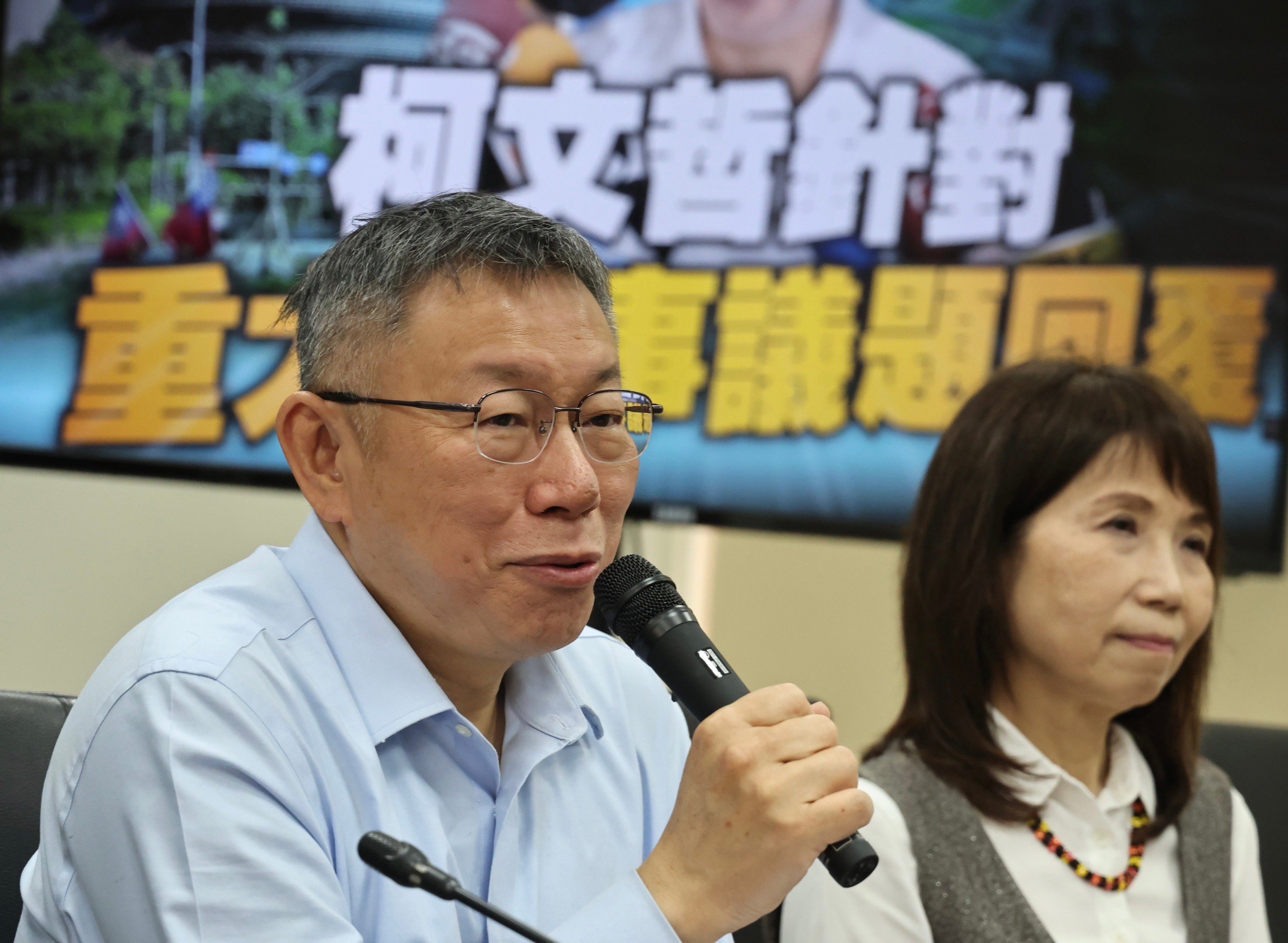 柯文哲3日表示,真正要辦的應該是台智光案。林啟弘攝