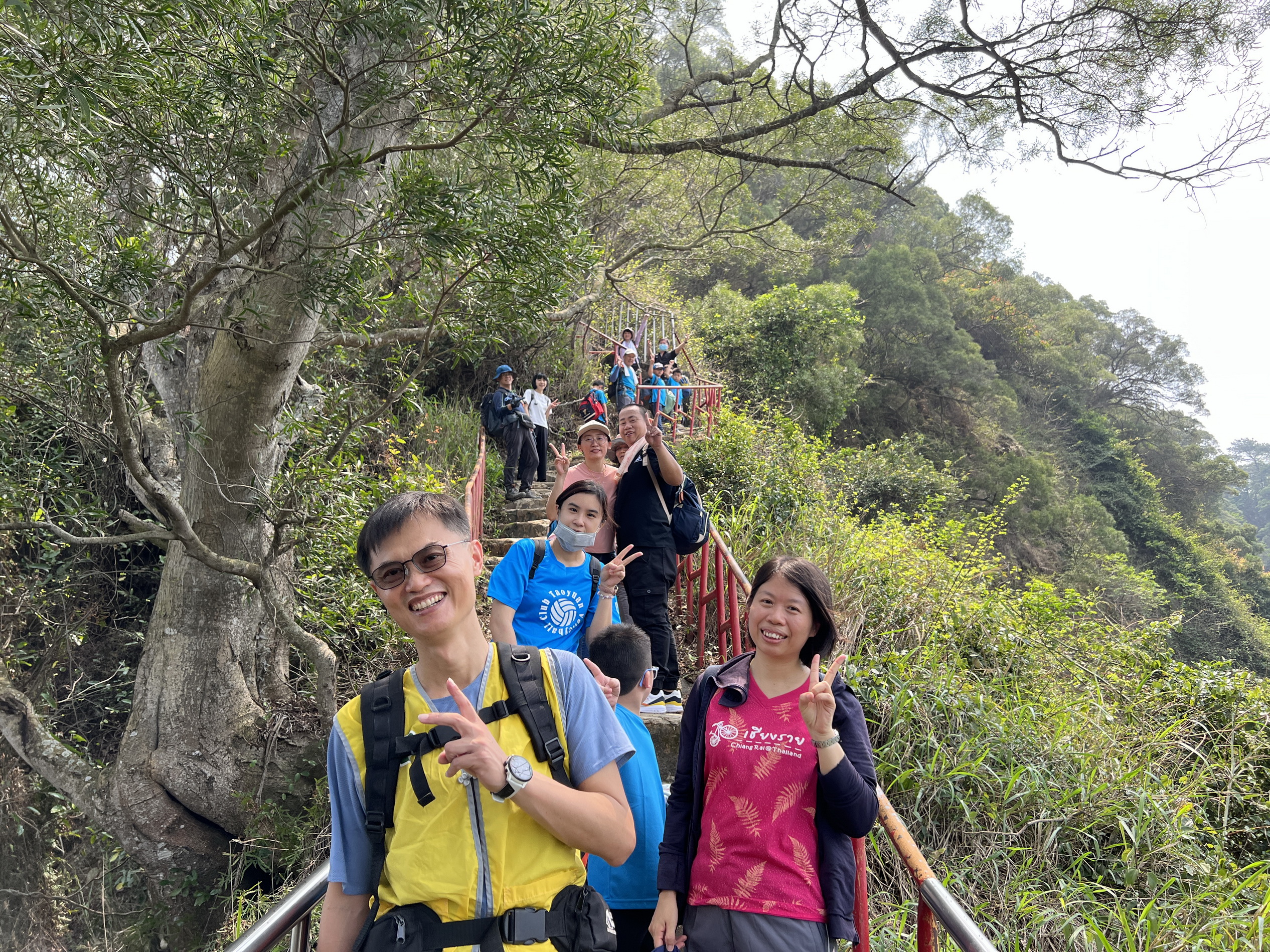 ▲二林鎮香田國小一年級21位小朋友挑戰山野教育，他們將帶著這段珍貴的回憶，繼續勇敢前行，迎接更多的挑戰和冒險。（記者張溎壕攝）
