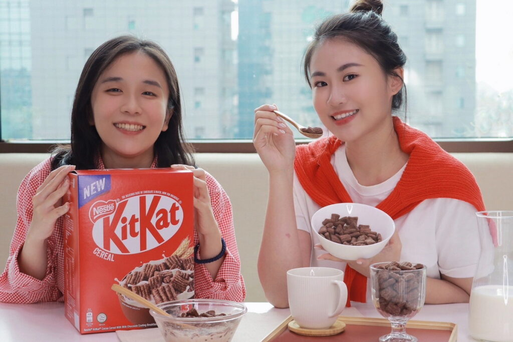 雀巢KitKat全穀脆片濃醇可可威化口感+膳食纖維,營養美味一次滿足,隨時隨地來一份「