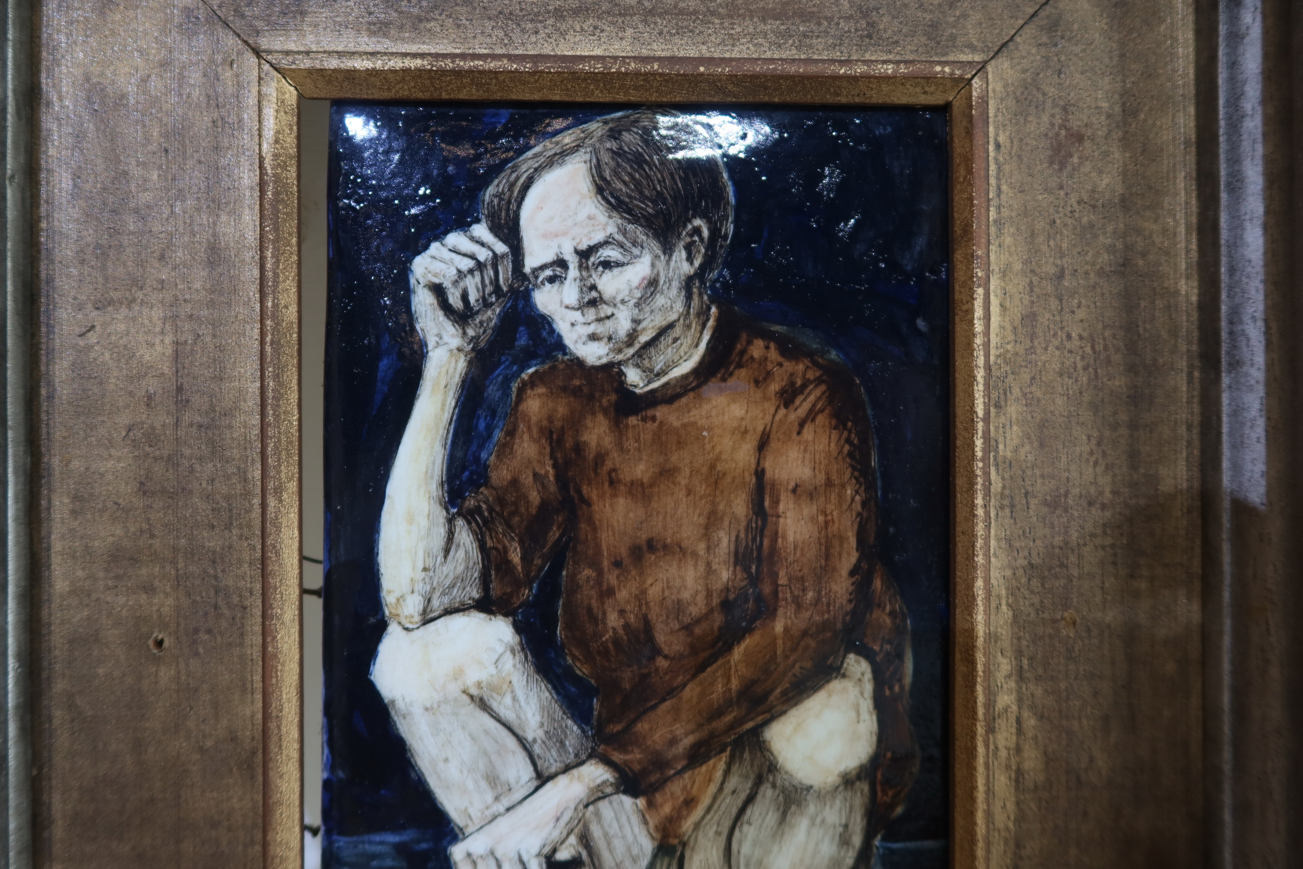 ▲國寶級藝術家陳景容教授，返回故鄉彰化展出畢生大作，以「寂靜之境」為主題，展示了74件生涯代表作品，歡迎大家就近可欣賞國際大級師的藝術作品。（記者張溎壕攝）