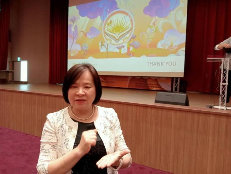 ▲仰望教育基金會執行長李枝桃希望藉由更多教育活動和競賽，能提升推廣科學教育，培養學生科學知能、動手實作及求知習慣，從而融會貫通至日常生活中。（記者林明佑翻攝）