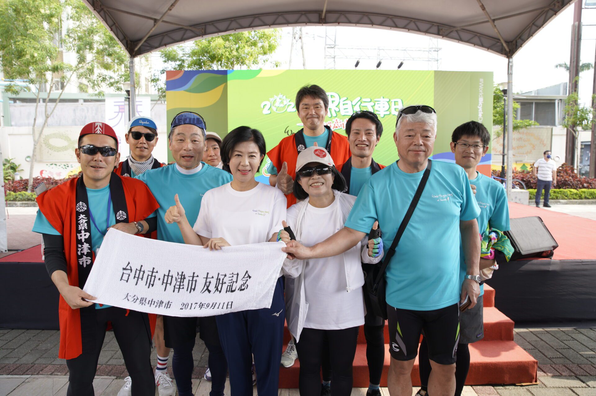 台日自行車觀光交流熱絡 中市觀旅局代表受邀參訪日本大分縣中津市