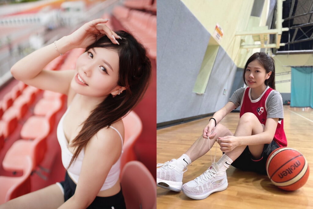 粉絲都不敢相信她喜歡打籃球，可卻也有籃球女神的稱呼。