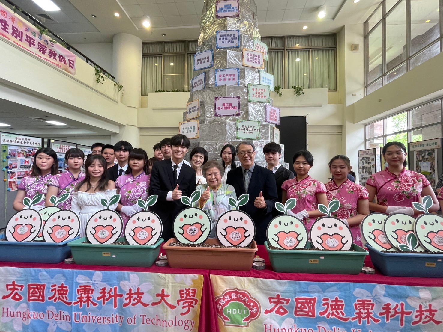宏國德霖科大「發願樹」活動學生挑大樑，來賓讚嘆深具教育典範